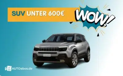 Günstige SUV im Komplettpreis unter 600 Euro