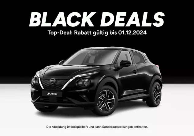 Angebotsdetails Nissan Juke verschiedene Farben verfügbar