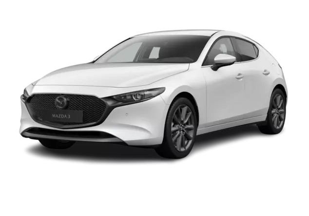 Angebotsdetails Mazda 3 e-SKYACTIV G 140 Exclusive-Line Autom. Snowflake White Metallic