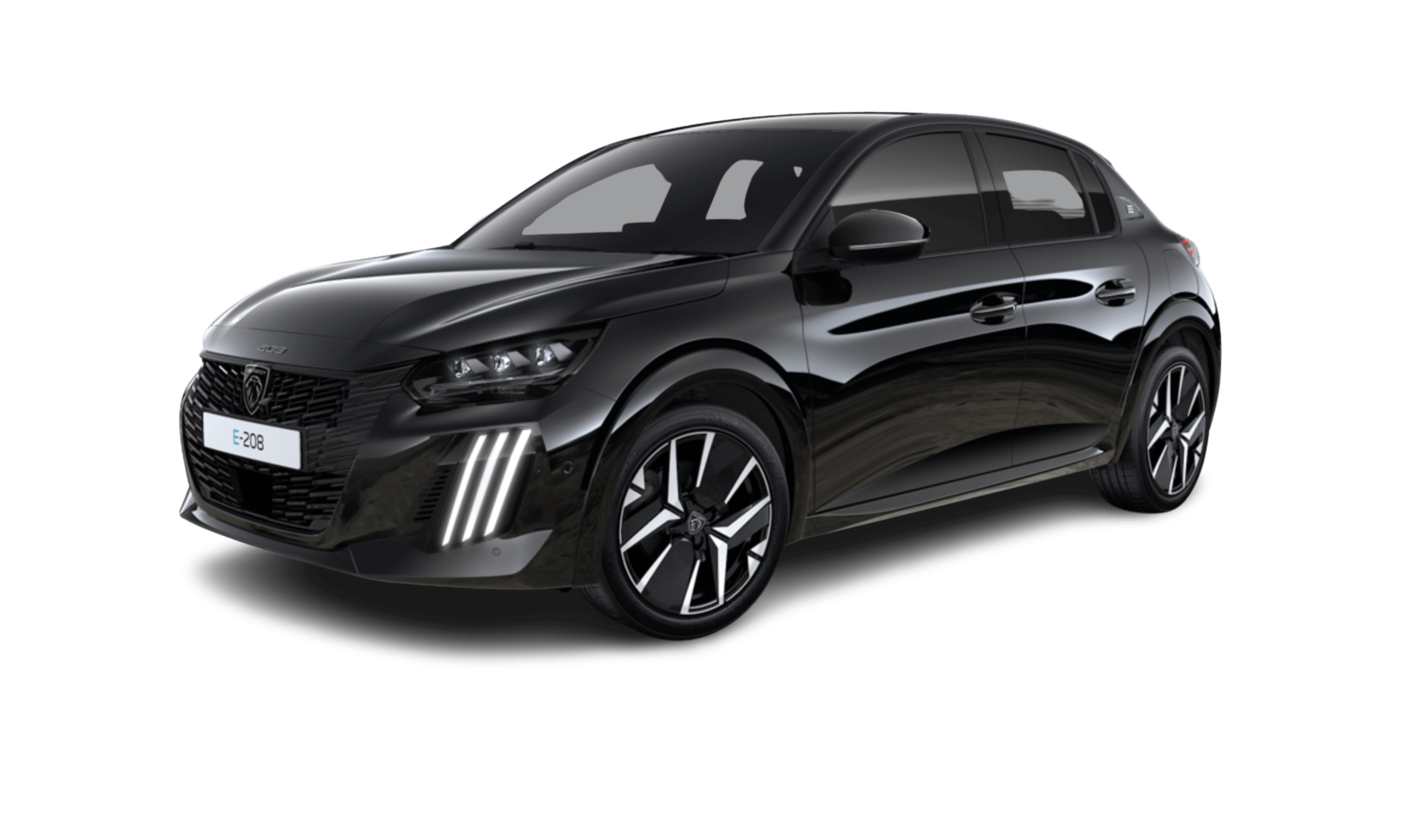 Angebotsdetails Peugeot e-208 Elektromotor 156 GT Perla Nera Schwarz