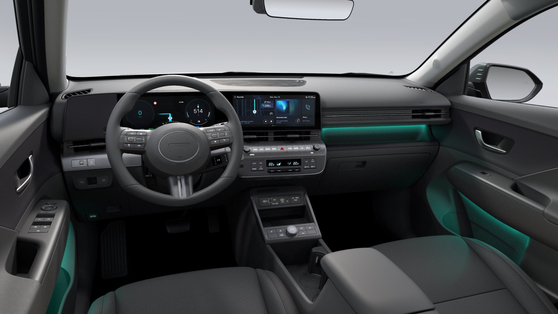 Angebotsdetails Hyundai Kona Elektro 160 kW Trend Cypress Green Mineraleffekt